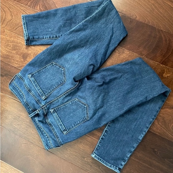 Athleta Dark Wash Blue Denim Skinny Jeans Sculptek Size 2 - Picture 3 of 8